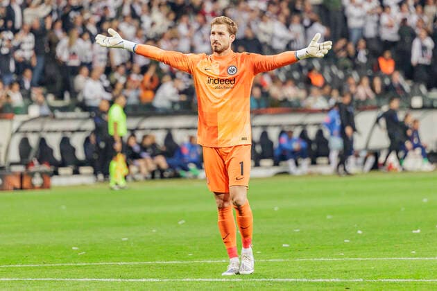 UEFA Europa League, Eintracht Frankfurt vs. West Ham United, Deutsche Bank Park, Frankfurt, 05.05.2022 Kevin Trapp (Eintracht Frankfurt 1), Eintracht Frankfurt vs. West Ham United, Frankfurt, Deutsche Bank Park, 5.5.2022 Copyright: xBEAUTIFULxSPORTS Gawlikx
