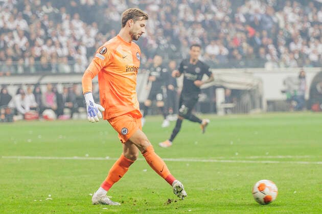 UEFA Europa League, Eintracht Frankfurt vs. West Ham United, Deutsche Bank Park, Frankfurt, 05.05.2022 Kevin Trapp (Eintracht Frankfurt 1), Eintracht Frankfurt vs. West Ham United, Frankfurt, Deutsche Bank Park, 5.5.2022 Copyright: xBEAUTIFULxSPORTS Gawlikx