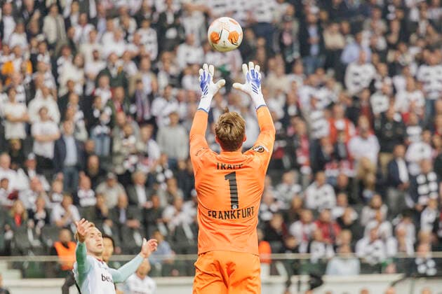 UEFA Europa League, Eintracht Frankfurt vs. West Ham United, Deutsche Bank Park, Frankfurt, 05.05.2022 Kevin Trapp (Eintracht Frankfurt 1), Eintracht Frankfurt vs. West Ham United, Frankfurt, Deutsche Bank Park, 5.5.2022 Copyright: xBEAUTIFULxSPORTS Gawlikx