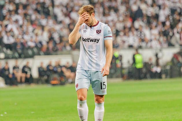 UEFA Europa League, Eintracht Frankfurt vs. West Ham United, Deutsche Bank Park, Frankfurt, 05.05.2022 Craig Dawson (West Ham United 15), Eintracht Frankfurt vs. West Ham United, Frankfurt, Deutsche Bank Park, 5.5.2022 Copyright: xBEAUTIFULxSPORTS Gawlikx