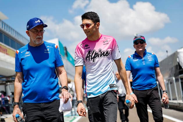 31 Esteban Ocon (FRA, BWT Alpine F1 Team), F1 Grand Prix of Miami at Miami International Autodrome on May 5, 2022 in Miami, United States of America. (Photo by HOCH ZWEI) Miami United States of America