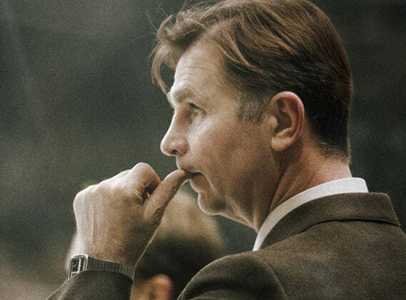 TIKHONOV Ice hockey, Eishockey OLYMPICS 58151 06.02.1984 Viktor Tikhonov, head coach of the Soviet ice-hockey select team, during Fourteenth Winter Olympics. Dmitryi Donskoy Sputnik Sarajevo Bosnia and Herzegovina  Copyright: xDmitryixDonskoyx