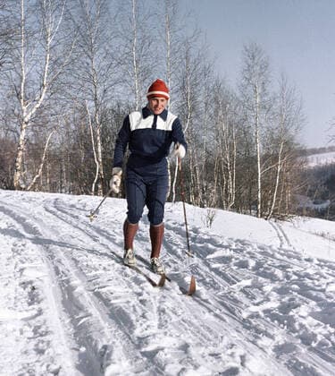 SKIER KULAKOVA 37965 01.12.1967 A Soviet cross-country skier and Master of sports Galina Kulakova Boris Elin Sputnik Russia  Copyright: xBorisxElinx