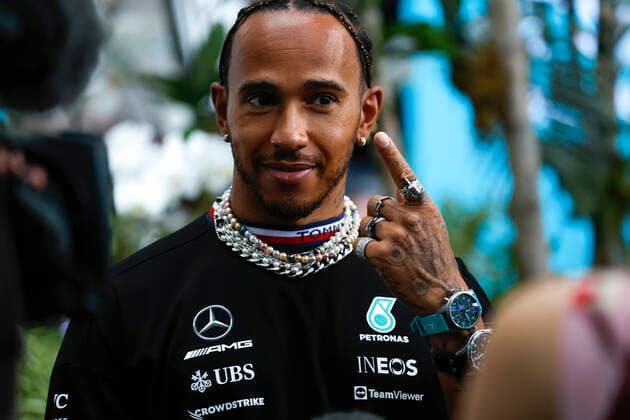 44 Lewis Hamilton (GBR, Mercedes-AMG Petronas F1 Team), F1 Grand Prix of Miami at Miami International Autodrome on May 6, 2022 in Miami, United States of America. (Photo by HOCH ZWEI) Miami United States of America