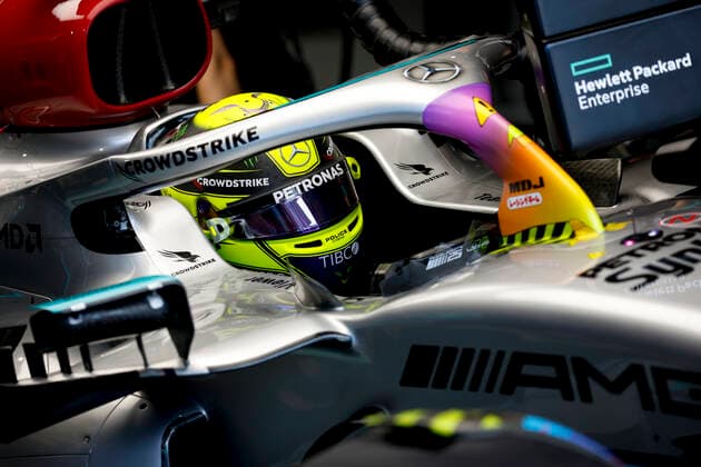 44 Lewis Hamilton (GBR, Mercedes-AMG Petronas F1 Team), F1 Grand Prix of Miami at Miami International Autodrome on May 6, 2022 in Miami, United States of America. (Photo by HOCH ZWEI) Miami United States of America