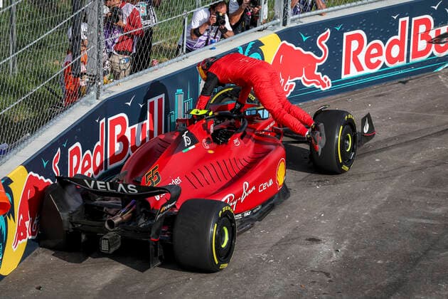 55 Carlos Sainz (ESP, Scuderia Ferrari), F1 Grand Prix of Miami at Miami International Autodrome on May 6, 2022 in Miami, United States of America. (Photo by HOCH ZWEI) Miami United States of America