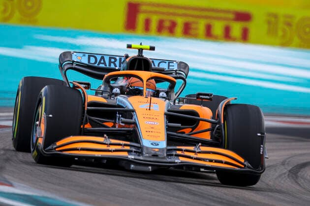 4 Lando Norris (GBR, McLaren F1 Team), F1 Grand Prix of Miami at Miami International Autodrome on May 6, 2022 in Miami, United States of America. (Photo by HOCH ZWEI) Miami United States of America