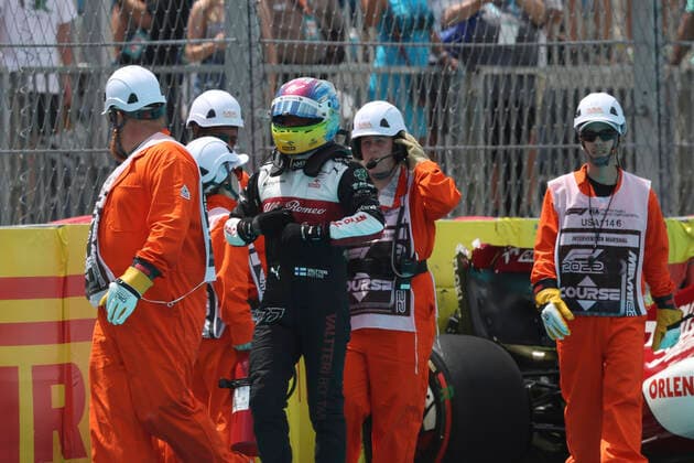 77 Valtteri Bottas (FIN, Alfa Romeo F1 Team ORLEN), F1 Grand Prix of Miami at Miami International Autodrome on May 6, 2022 in Miami, United States of America. (Photo by HOCH ZWEI) Miami United States of America