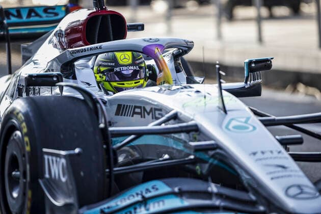 44 Lewis Hamilton (GBR, Mercedes-AMG Petronas F1 Team), F1 Grand Prix of Miami at Miami International Autodrome on May 6, 2022 in Miami, United States of America. (Photo by HOCH ZWEI) Miami United States of America