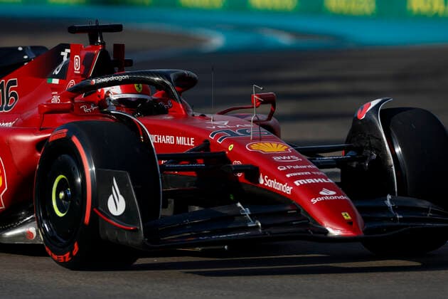 16 Charles Leclerc (MCO, Scuderia Ferrari), F1 Grand Prix of Miami at Miami International Autodrome on May 6, 2022 in Miami, United States of America. (Photo by HOCH ZWEI) Miami United States of America