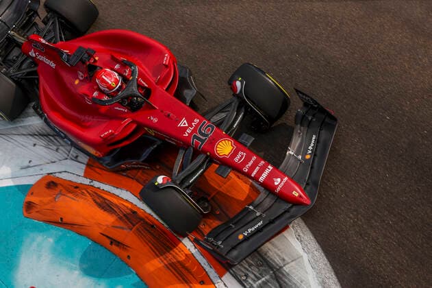 16 Charles Leclerc (MCO, Scuderia Ferrari), F1 Grand Prix of Miami at Miami International Autodrome on May 6, 2022 in Miami, United States of America. (Photo by HOCH ZWEI) Miami United States of America