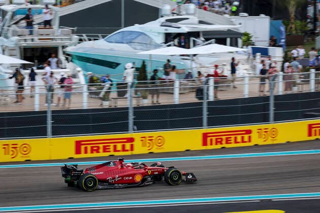 16 Charles Leclerc (MCO, Scuderia Ferrari), F1 Grand Prix of Miami at Miami International Autodrome on May 6, 2022 in Miami, United States of America. (Photo by HOCH ZWEI) Miami United States of America