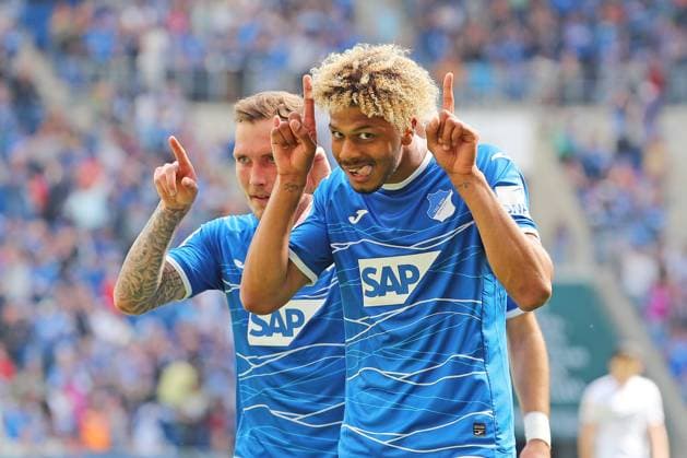 Bilder des Jahres 2022, Sport 05 Mai Sport Themen der Woche KW18 Sport Bilder des Tages 07.05.2022, xtvx, Fussball 1.Bundesliga, TSG 1899 Hoffenheim - Bayer 04 Leverkusen emspor, v.l. Goal scored, Tor zum 1:0 Georginio Rutter (TSG 1899 Hoffenheim) Torjubel, Goal celebration, celebrate the goal, celebrates scoring (DFL DFB REGULATIONS PROHIBIT ANY USE OF PHOTOGRAPHS as IMAGE SEQUENCES and or QUASI-VIDEO) Sinsheim *** 07 05 2022, xtvx, football 1 Bundesliga, TSG 1899 Hoffenheim Bayer 04 Leverkusen emspor, v l Goal scored, goal to 1 0 Georginio Rutter TSG 1899 Hoffenheim goal celebration, celebrate the goal, celebrates scoring DFL DFB REGULATIONS PROHIBIT ANY USE OF PHOTOGRAPHS as IMAGE SEQUENCES and or QUASI VIDEO Sinsheim