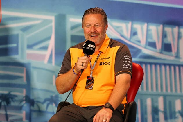 BROWN Zak (usa), CEO of of McLaren Racing, portrait in the FIA press conference, PK, Pressekonferenz during the Formula 1 Crypto.com Miami Grand Prix 2022, 5th round of the 2022 FIA Formula One World Championship, WM, Weltmeisterschaft on the Miami International Autodrome, from May 6 to 8, 2022 in Miami Gardens, Florida, United States of America - F1 - MIAMI GRAND PRIX 2022 DPPI Panoramic B40X8149