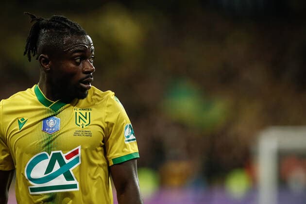 Moses Simon (Nantes) FOOTBALL : Finale de la Coupe de France - OGC Nice vs FC Nantes - 07 05 2022 AurelienMorissard Panoramic 