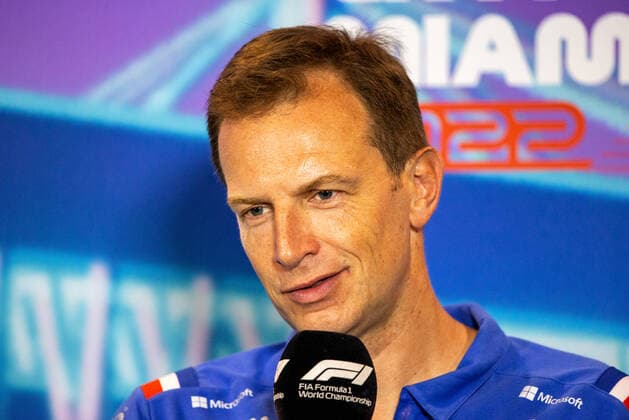 Laurent Rossi (FRA, CEO of Alpine), F1 Grand Prix of Miami at Miami International Autodrome on May 7, 2022 in Miami, United States of America. (Photo by Anthony Rew DPPI via HOCH ZWEI) Miami United States of America