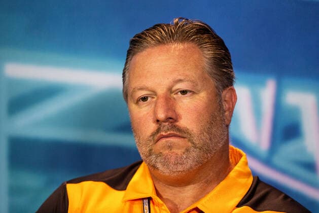 Zak Brown (USA, McLaren F1 Team), F1 Grand Prix of Miami at Miami International Autodrome on May 7, 2022 in Miami, United States of America. (Photo by Anthony Rew DPPI via HOCH ZWEI) Miami United States of America