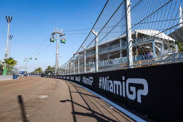Track impression, F1 Grand Prix of Miami at Miami International Autodrome on May 5, 2022 in Miami, United States of America. (Photo by HOCH ZWEI) Miami United States of America