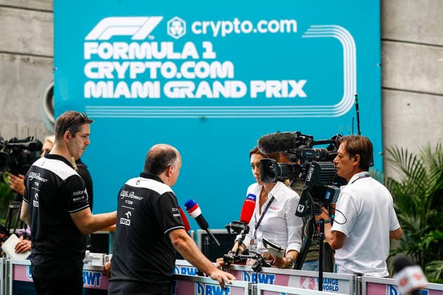 Frederic Vasseur (FRA, Alfa Romeo F1 Team ORLEN), F1 Grand Prix of Miami at Miami International Autodrome on May 7, 2022 in Miami, United States of America. (Photo by HOCH ZWEI) Miami United States of America