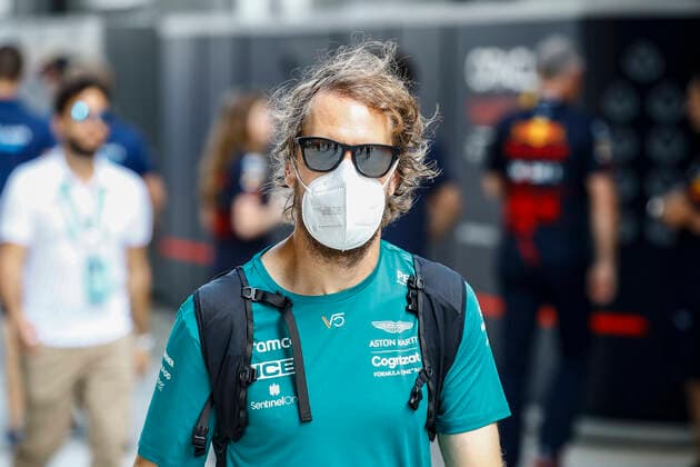 5 Sebastian Vettel (DEU, Aston Martin Aramco Cognizant F1 Team), F1 Grand Prix of Miami at Miami International Autodrome on May 7, 2022 in Miami, United States of America. (Photo by HOCH ZWEI) Miami United States of America