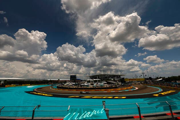 63 George Russell (GBR, Mercedes-AMG Petronas F1 Team), F1 Grand Prix of Miami at Miami International Autodrome on May 7, 2022 in Miami, United States of America. (Photo by HOCH ZWEI) Miami United States of America