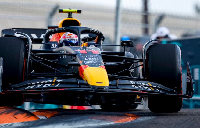 11 Sergio Perez (MEX, Oracle Red Bull Racing), F1 Grand Prix of Miami at Miami International Autodrome on May 7, 2022 in Miami, United States of America. (Photo by HOCH ZWEI) Miami United States of America