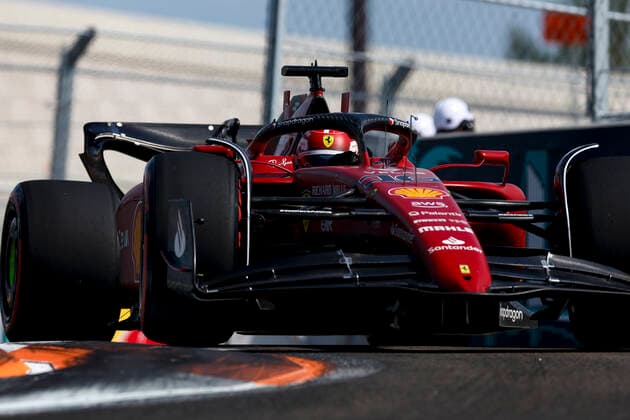16 Charles Leclerc (MCO, Scuderia Ferrari), F1 Grand Prix of Miami at Miami International Autodrome on May 7, 2022 in Miami, United States of America. (Photo by HOCH ZWEI) Miami United States of America