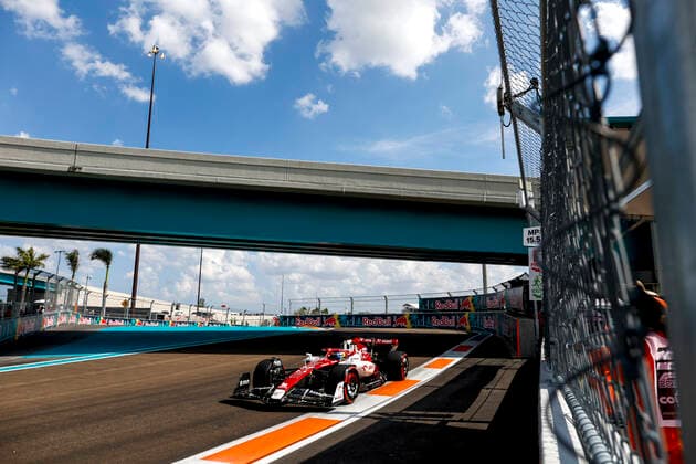 77 Valtteri Bottas (FIN, Alfa Romeo F1 Team ORLEN), F1 Grand Prix of Miami at Miami International Autodrome on May 7, 2022 in Miami, United States of America. (Photo by HOCH ZWEI) Miami United States of America