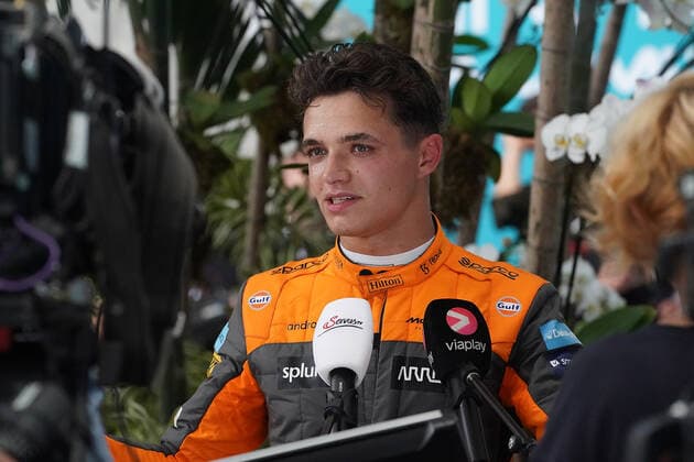 08.05.2022, Miami International Autodrome, Miami, FORMULA 1 CRYPTO.COM MIAMI GRAND PRIX ,im Bild Lando Norris (GBR), McLaren F1 Team (Foto EU-Images) Miami Miami International Autodrome USA