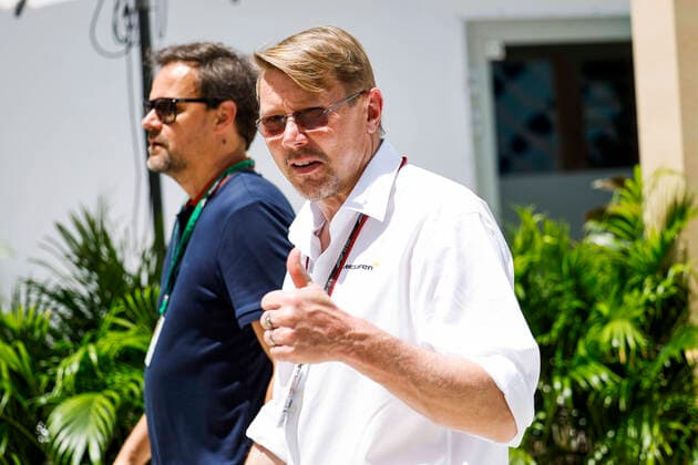 Mika Hakkinen (FIN), F1 Grand Prix of Miami at Miami International Autodrome on May 8, 2022 in Miami, United States of America. (Photo by HOCH ZWEI) Miami United States of America