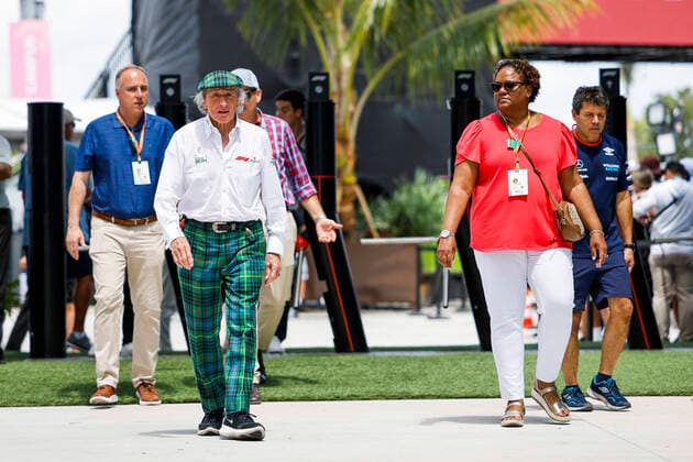 Jackie Stewart (GBR), F1 Grand Prix of Miami at Miami International Autodrome on May 8, 2022 in Miami, United States of America. (Photo by HOCH ZWEI) Miami United States of America