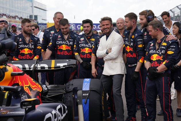 F1 - FORMULA 1 CRYPTO.COM MIAMI GRAND PRIX 2022, 08 05 2022 Miami International Autodrome, Miami, United States on 8 May 2022 David Beckham with Red Bull on the grid during the F1 - FORMULA 1 CRYPTO.COM MIAMI GRAND PRIX 2022, Eleanor Hoad Editorial Use Only Copyright: xEleanorxHoadx ESM-0464-0014