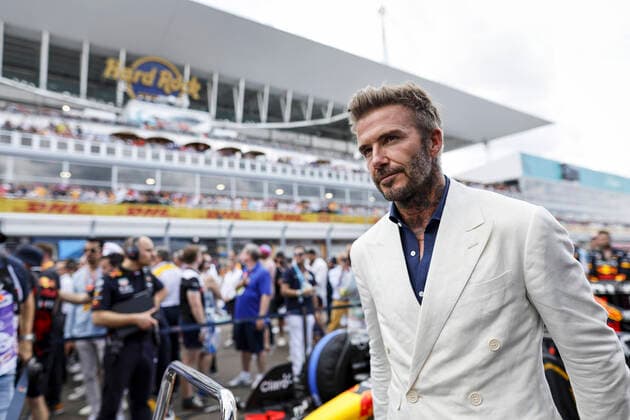 David Beckham, F1 Grand Prix of Miami at Miami International Autodrome on May 8, 2022 in Miami, United States of America. (Photo by HOCH ZWEI) Miami United States of America