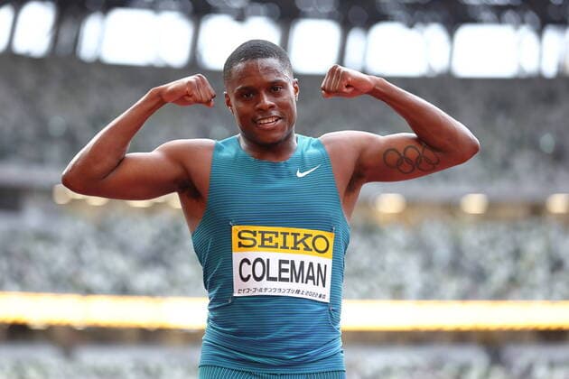 Bilder des Jahres 2022, Sport 05 Mai Sport Themen der Woche KW18 Sport Bilder des Tages Christian Coleman (USA), MAY 8, 2022 - Athletics : World Athletics Continental Tour Seiko Golden Grand Prix in Tokyo Men s 100m Final at National Stadium in Tokyo, Japan. Noxthirdxpartyxsales  (187695164)