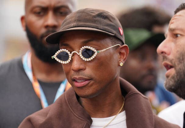 F1 - FORMULA 1 CRYPTO.COM MIAMI GRAND PRIX 2022, 08 05 2022 Miami International Autodrome, Miami, United States on 8 May 2022 Pharrell Williams during the F1 - FORMULA 1 CRYPTO.COM MIAMI GRAND PRIX 2022, Eleanor Hoad Editorial Use Only Copyright: xEleanorxHoadx ESM-0464-0047