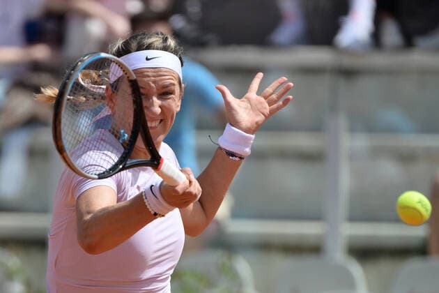Photo Alfredo Falcone LaPresse 09 05 2022 Rome, Italy Tennis Internazionali BNL d Italia 2022 Viktorija Golubic (sui) vs Victoria Azarenka (blr) In the pic: Victoria Azarenka  Copyright: xAlfredoxFalconex xLaPressex