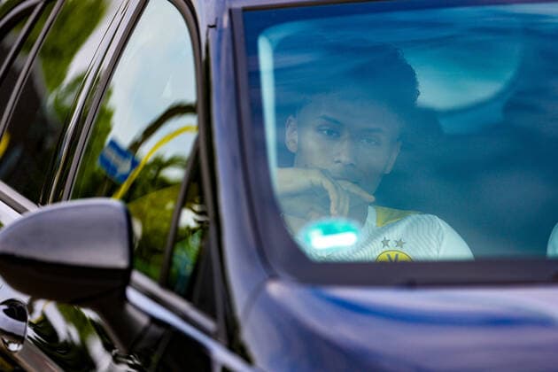 Sport Themen der Woche KW19 Sport Bilder des Tages 10.05.2022, Fussball, Saison 2021 2022, 1. Bundesliga, Training Borussia Dortmund Karim Adeyemi (Borussia Dortmund), Foto: Dennis Ewert RHR-FOTO xRHR-FOTO DEx *** 10 05 2022, football, 2021 2022 season, 1 Bundesliga, training Borussia Dortmund Karim Adeyemi Borussia Dortmund , photo Dennis Ewert RHR PHOTO xRHR PHOTO DEx