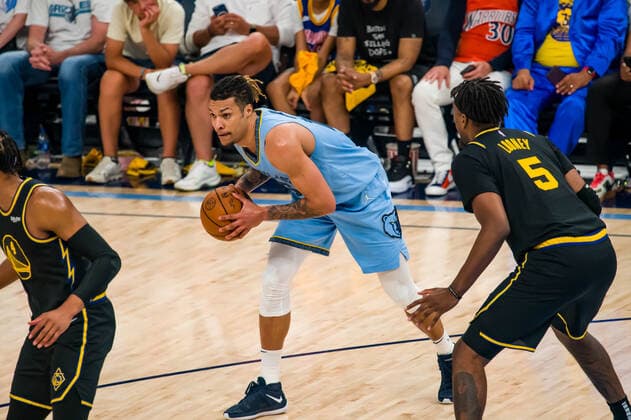 Grizzlies Power Forward Brandon Clarke (15) during the Grizzlies vs. Warriors Round 2 Game 5 at FedEx Forum in Memphis, Tennessee, USA, 11, May 2022. (Matthew A. Smith EFE) Golden State at Memphis Grizzlies Basketball !ACHTUNG: NUR REDAKTIONELLE NUTZUNG!  Copyright: xMATTHEWxA.xSMITHx AME8719 20220512-6dd086bc17bf48389cd7b126c47b743d0273becb