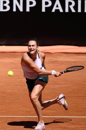 Mandatory Credit: Photo by Fabrizio Corradetti LiveMedia Shutterstock (12938540f) Arena Sabalenka (BLR) Tennis Internationals Internazionali BNL d Italia - Women s quarter-finals - Sabalenka vs Anisimova, Foro Italico, Rome, Italy - 13 May 2022 Tennis Internationals Internazionali BNL d Italia - Women s quarter-finals - Sabalenka vs Anisimova, Foro Italico, Rome, Italy - 13 May 2022  Copyright: xFabrizioxCorradetti LiveMedia Shutterstockx 12938540f