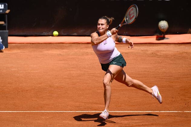 Mandatory Credit: Photo by Fabrizio Corradetti LiveMedia Shutterstock (12938540g) Arena Sabalenka (BLR) Tennis Internationals Internazionali BNL d Italia - Women s quarter-finals - Sabalenka vs Anisimova, Foro Italico, Rome, Italy - 13 May 2022 Tennis Internationals Internazionali BNL d Italia - Women s quarter-finals - Sabalenka vs Anisimova, Foro Italico, Rome, Italy - 13 May 2022  Copyright: xFabrizioxCorradetti LiveMedia Shutterstockx 12938540g