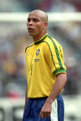 RONALDO LUIS NAZARIO DE LIMA, Brasile, FIFA World Cup, WM, Weltmeisterschaft, Fussball France 1998, Brazil vs Scotland 2-1, Saint-Denis CAMPIONATI MONDIALI FRANCIA 1998 - BRASILE-SCOZIA 2-1