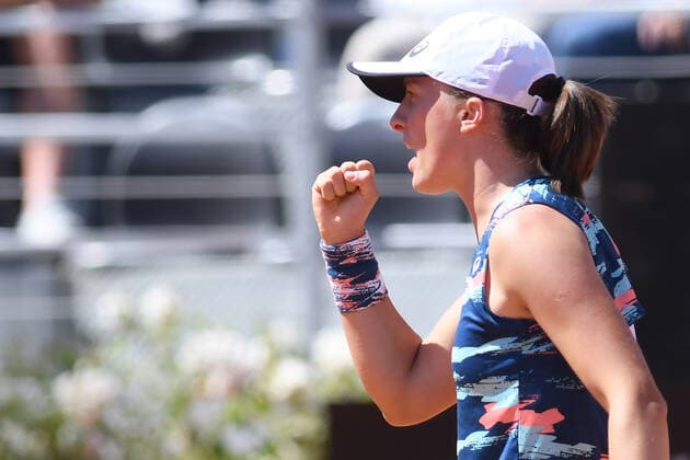 Tennis, WTA, Tennis Damen Rome Tennis Tournament Iga Swiatek (Pol) during the WTA Rome Tennis Tournament in Rome, Italy, May 13th, 2022. Imago-Images Emmefoto Copyright: xImago-Images Emmefotox