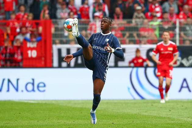 14.05.2022, xtgx, Fussball 1. Bundesliga, 1. FC Union Berlin - VfL Bochum emspor, v.l. Armel Bella Kotchap (Bochum, 37) (DFL DFB REGULATIONS PROHIBIT ANY USE OF PHOTOGRAPHS as IMAGE SEQUENCES and or QUASI-VIDEO) Berlin