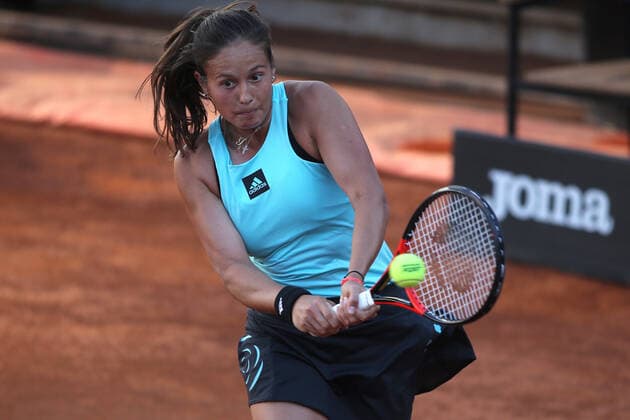 ROME, ITALY - 14.05.2022: ONS JABEUR (TUN) play game against D.KASATKINA during their single women semifinal match in the Internazionali BNL D Italia at Foro Italico in Rome, Italy on May 13, 2022.  Copyright: xMarcoxIacobuccix xipa-agency.netx xMarcoxIacobuccix 0