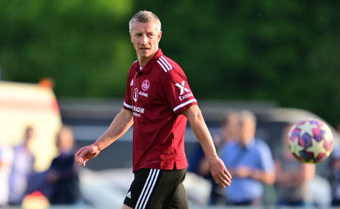 13.05.2022 - Fussball - GERU-Benefiz-Fußballspiele - - Marek Mintal (11, 1. FC Nürnberg Traditionsteam ) *** 13 05 2022 Football GERU charity soccer games Marek Mintal 11, 1 FC Nuremberg traditional team