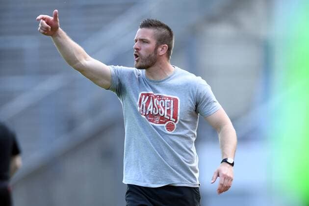 Fußball, Trainerhistorie KSV Hessen Kassel von 1964 bis heute Tobias Damm (Chef Trainer KSV Hessen Kassel), KSV Hessen Kassel vs FC Giessen, Fussball, Regionalliga Suedwest,--- 14.05.2022, Fussball - KSV Hessen Kassel vs FC Giessen, 14.05.2022 Kassel Copyright: xRolandxSippelx-xEibner-Pressefotox