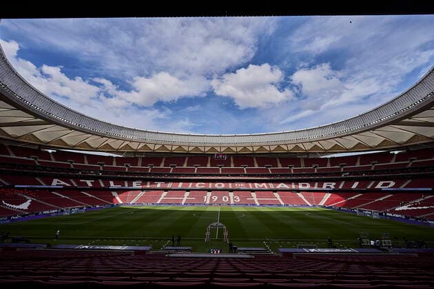 Spain, Madrid, 15.05.2022, Estadio Wanda Metropolitano, Atletico Madrid v Sevilla CF - LaLiga Santander - Matchday 37, General view of the Wanda Metropolitano Stadium in Madrid General view of the Wanda Metropolitano Stadium in Madrid - (Photo EU-Images) Madrid Estadio Wanda Metropolitano Spain