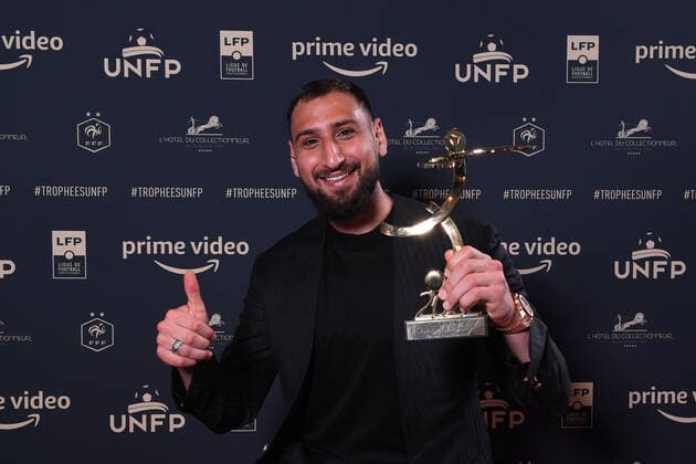 Fußball, Trophees UNFP Verleihung in Paris 50 Gianluigi DONNARUMMA (psg) during the Trophies UNFP ceremony at Pavillon Gabriel on May 15, 2022 in Paris, France. FOOTBALL : Trophees UNFP - Soiree - Paris - 15 05 2022 Pool FEP Panoramic 