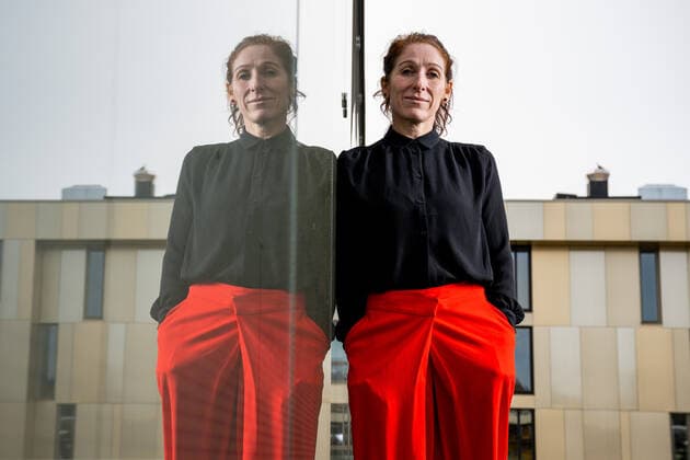 220412 Lise Klaveness, president of the Norwegian Football Association (NFF), poses for a portrait on April 12, 2022 in Oslo. Photo: Vegard Grott BILDBYRAN kod VG VG0267 bbeng fotball fotboll football norge norway portrett porträtt portraits *** 220412 Lise Klaveness, president of the Norwegian Football Association NFF, poses for a portrait on April 12, 2022 in Oslo Photo Vegard Grott BILDBYRAN kod VG VG0267 bbeng fotball fotboll football norge norway portrett porträtt portraits,  Copyright: VEGARDxGRoTT BB220412VG270