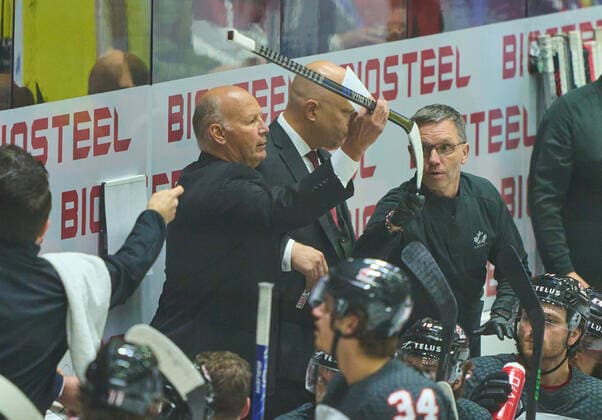 Head coach Gerard Gallant of Canada in the match SLOVAKIA - CANADA of the IIHF Ice hockey, Eishockey World Championship, WM, Weltmeisterschaft Group B in Helsinki, Finland, May 16, 2022, Season 2021 2022